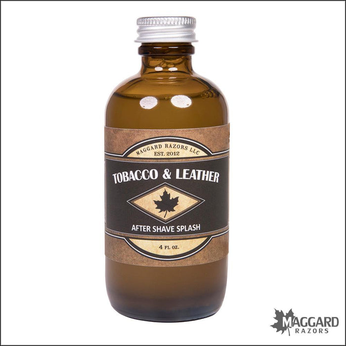 Maggard-Razors-Tobacco-and-Leather-Artisan-Aftershave-Splash-4oz-Alcohol-Based