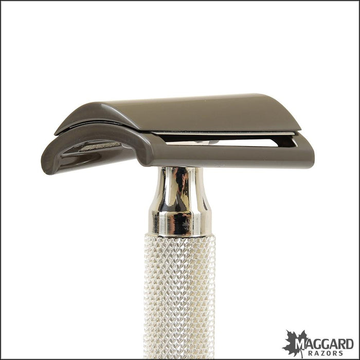 Slanted Safety Razor Maggard Razors Slant Safety Razor Head, Gray