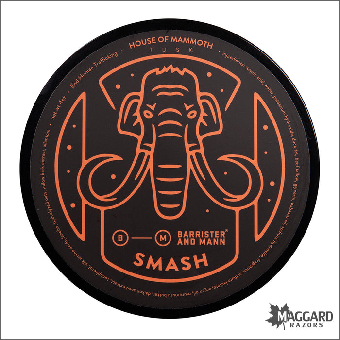 House of Mammoth Smash Artisan Shaving Soap, 4oz