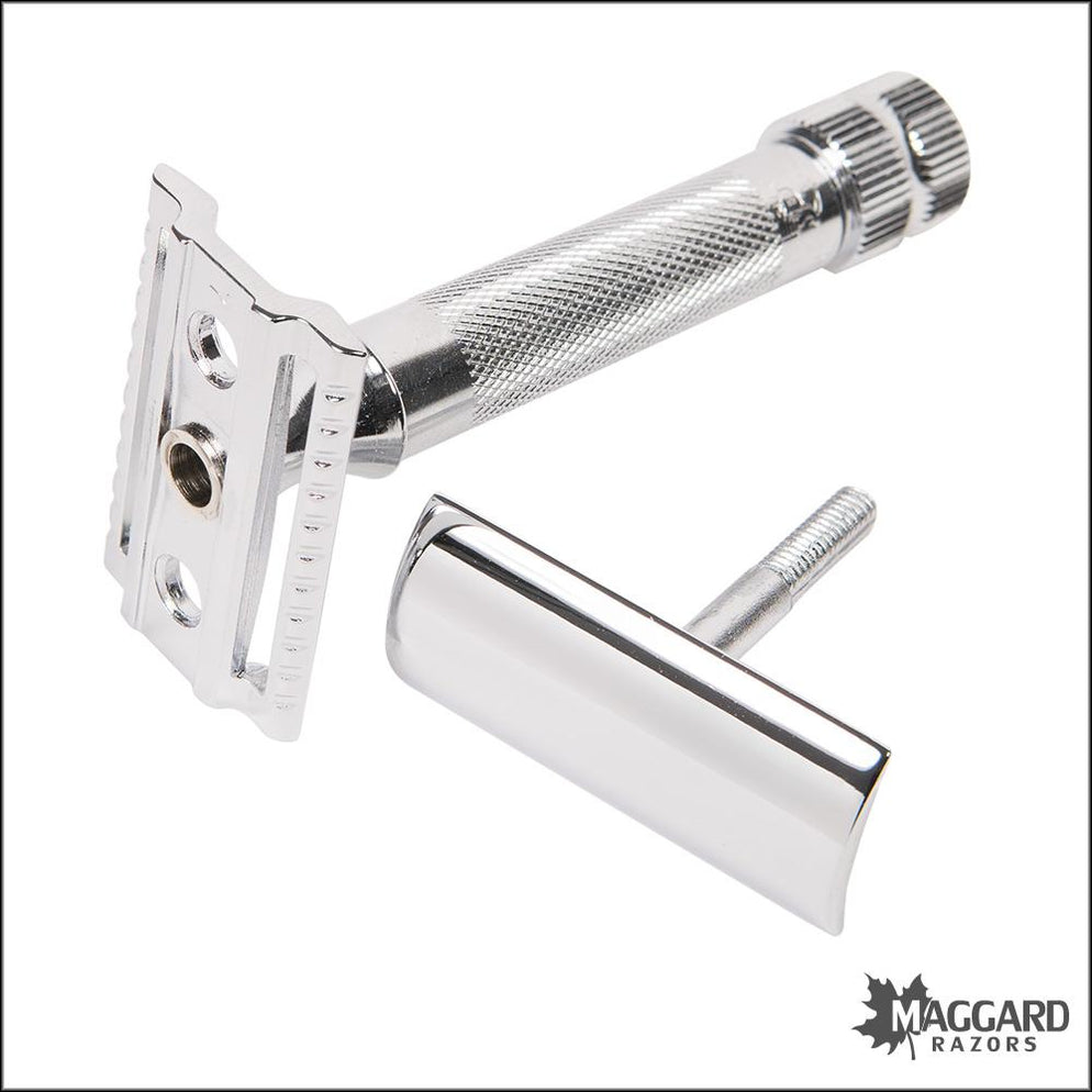 Merkur 34C HD Chrome Heavy Duty Closed Comb DE Safety Razor — Maggard ...