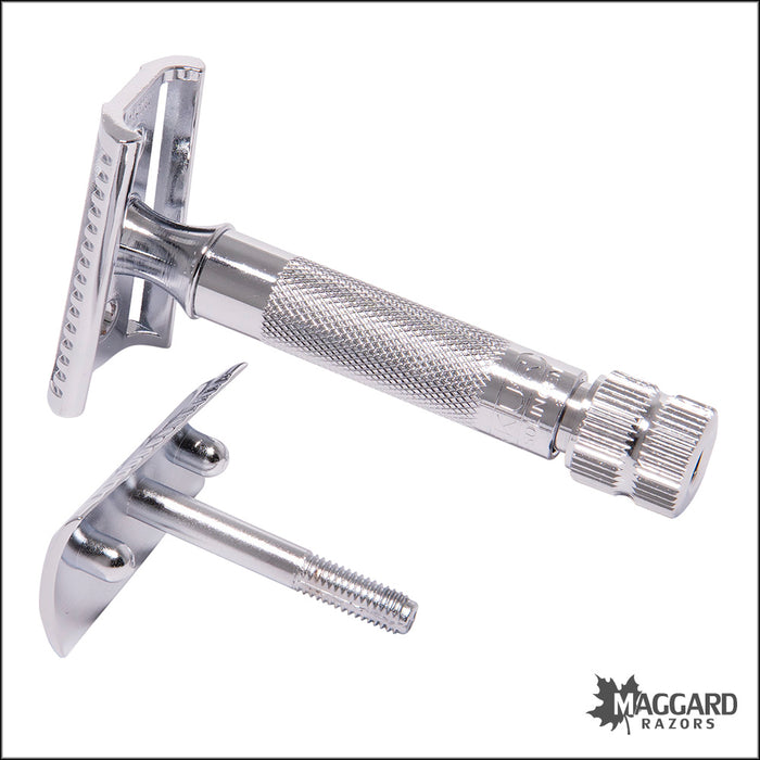Merkur 37C Chrome Heavy Duty Slant Head DE Safety Razor — Maggard Razors