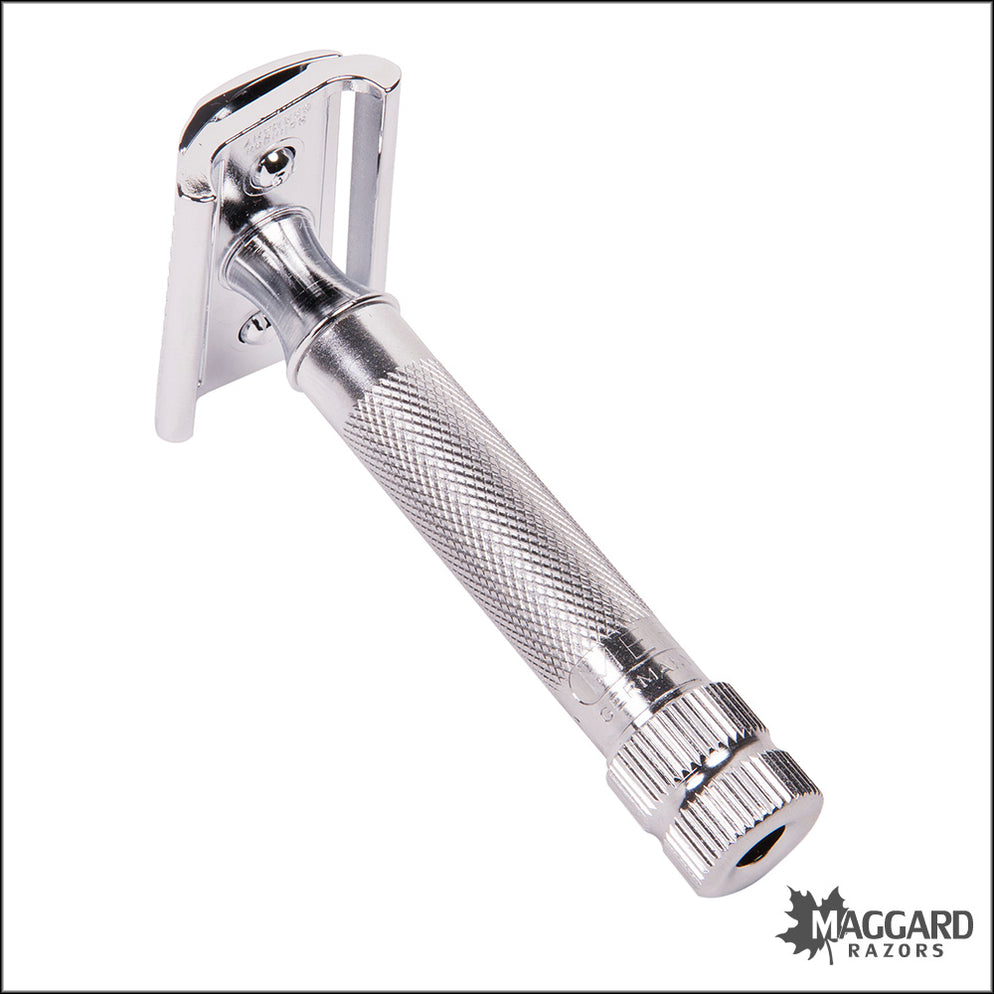 Merkur 37C Chrome Heavy Duty Slant Head DE Safety Razor — Maggard Razors
