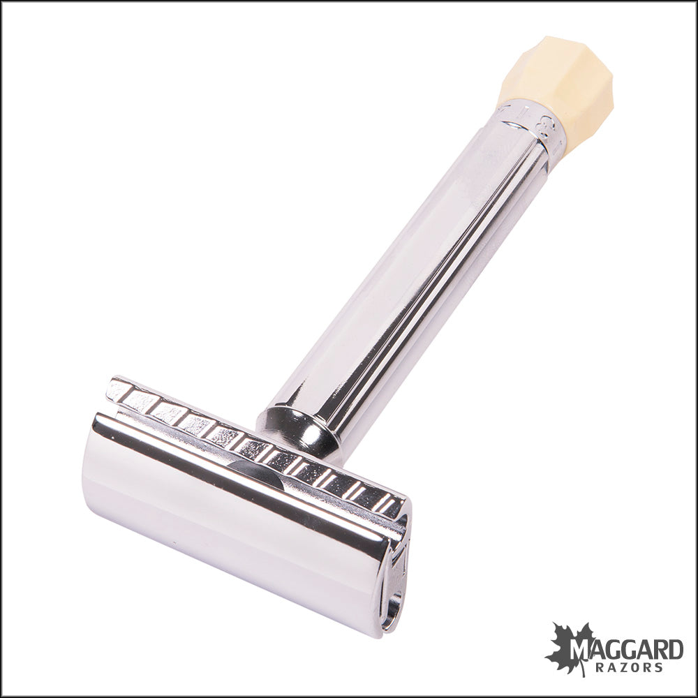 Merkur 51C Progress Chrome Long Handle Adjustable Closed Comb DE