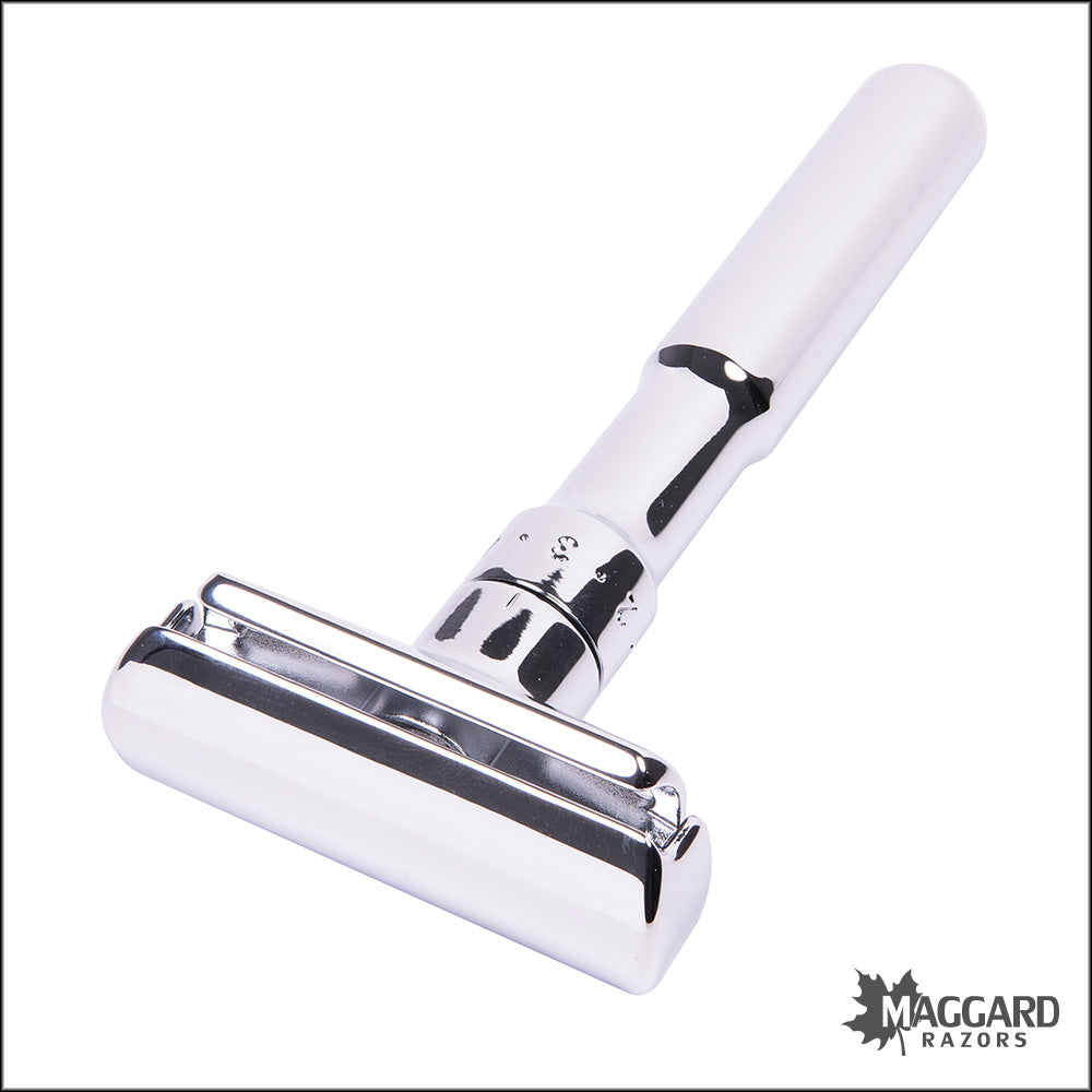 Merkur Futur Polished Chrome Adjustable Closed Comb DE Safety