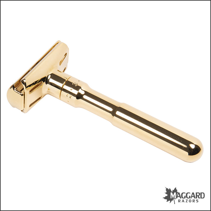 Magic Gold Razor Comb Merkur Futur Gold Adjustable Closed Comb DE Safety Razor — Maggard Razors