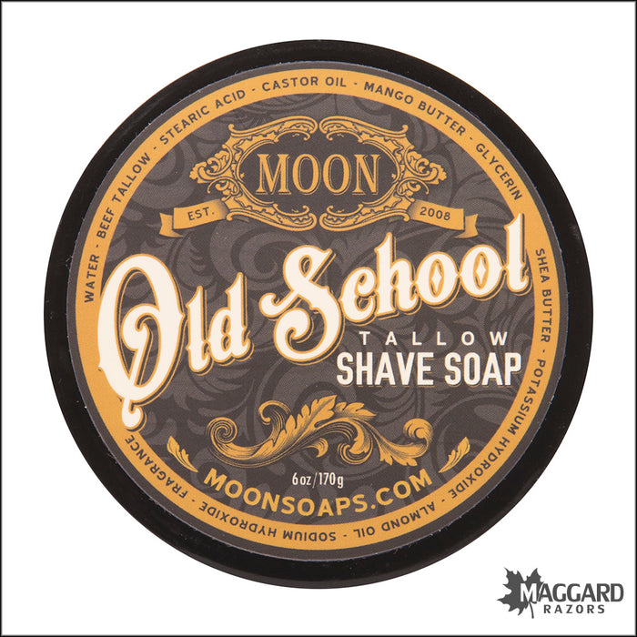 Moon Old School Artisan Shaving Soap, 6oz