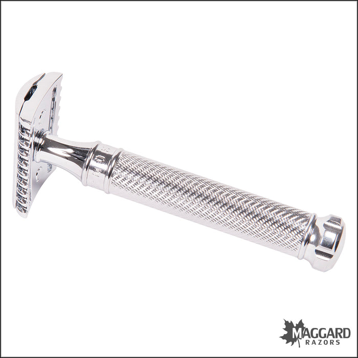 R49 Razor Muhle R41 Twist Chrome Handle Open Comb DE Safety Razor — Maggard Razors