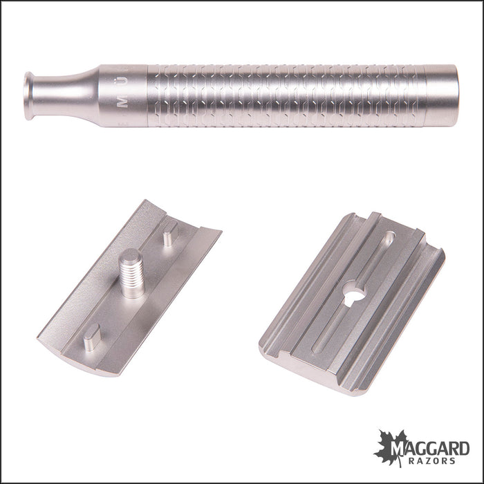Mühle R94 Rocca Stainless Steel Closed Comb DE Safety Razor, Matte Fin ...