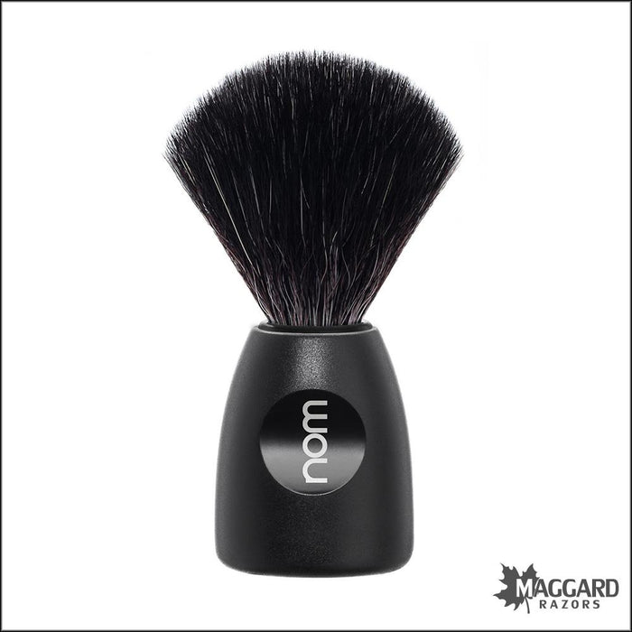 Nom-Lasse-21-BL-Black-Handle-Black-Synthetic-Shaving-Brush-21mm