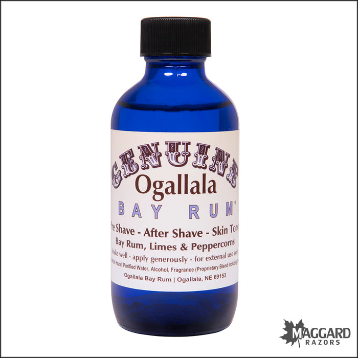 Ogallala Bay Rum and Limes and Peppercorn Aftershave Splash, 4oz