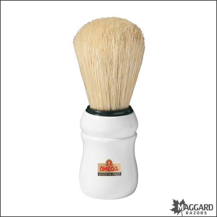 Omega-10049-White-Boar-Shaving-brush
