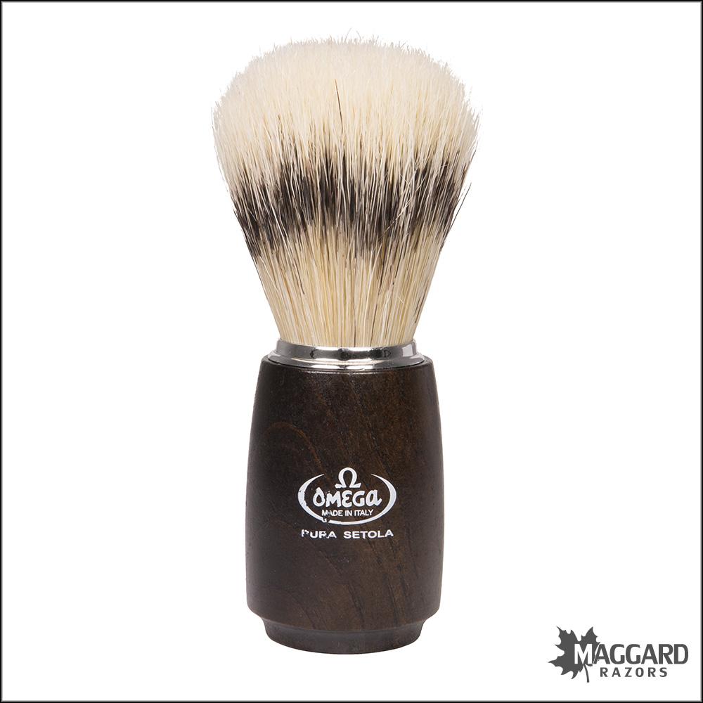 Proraso Boar Shaving Brush with Chrome Handle by Omega