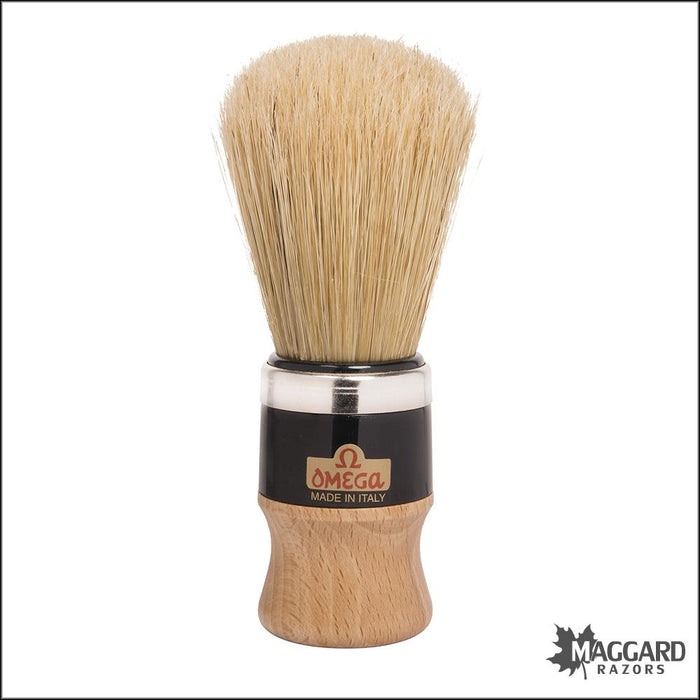 Omega-20102-Wood-Handle-Boar-Shaving-Brush-28mm