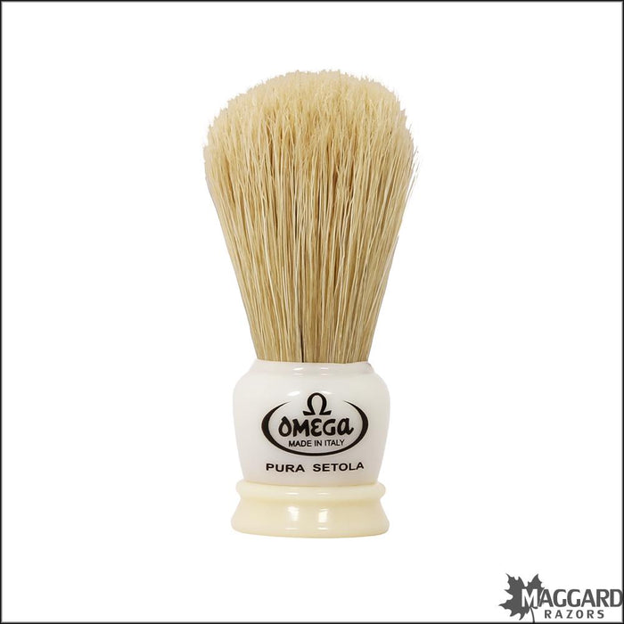 Omega-50068-Bambino-Ivory-Boar-Shaving-Brush