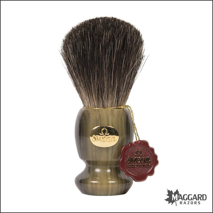 Omega-6223-Faux-Jade-Handle-Black-Badger-Shaving-Brush-22mm