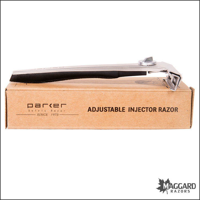 Parker Adjustable Single Edge Injector Razor, Stainless Steel - Version 3