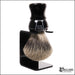 Parker-EHPB-Black-Handle-Pure-Badger-Shaving-Brush-with-Stand-22mm-1