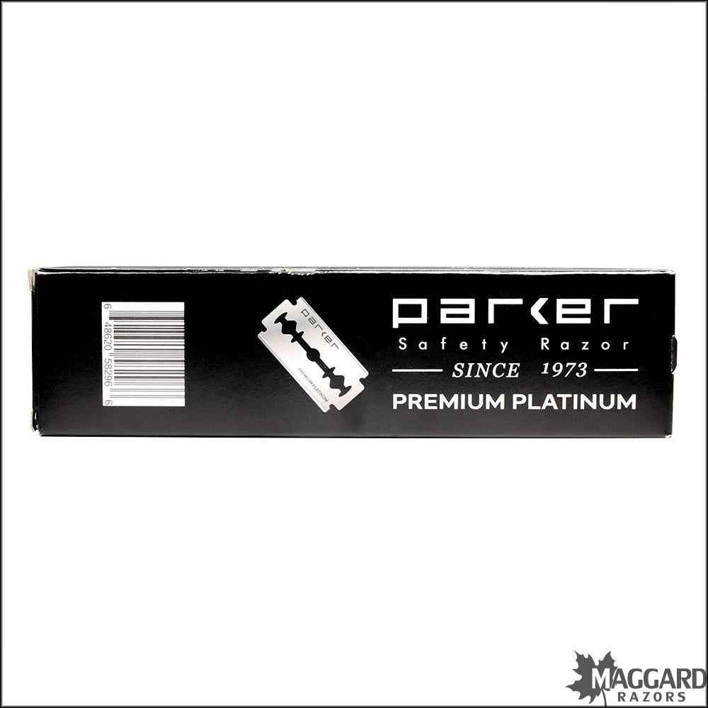 Parker Premium Platinum DE Safety Razor Blades, Bulk Pack 100