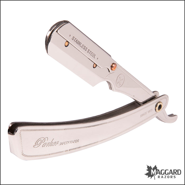 Parker SRX Stainless Steel Handle Heavyweight Replaceable Blade Shavet —  Maggard Razors