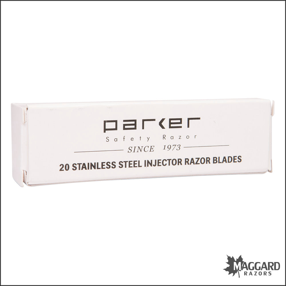 Parker Stainless Steel Injector Razor Blades 20 Pack — Maggard Razors