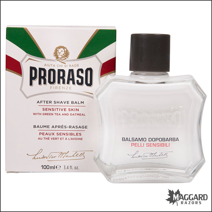 Proraso Green Tea and Oatmeal Aftershave Balm, 100ml