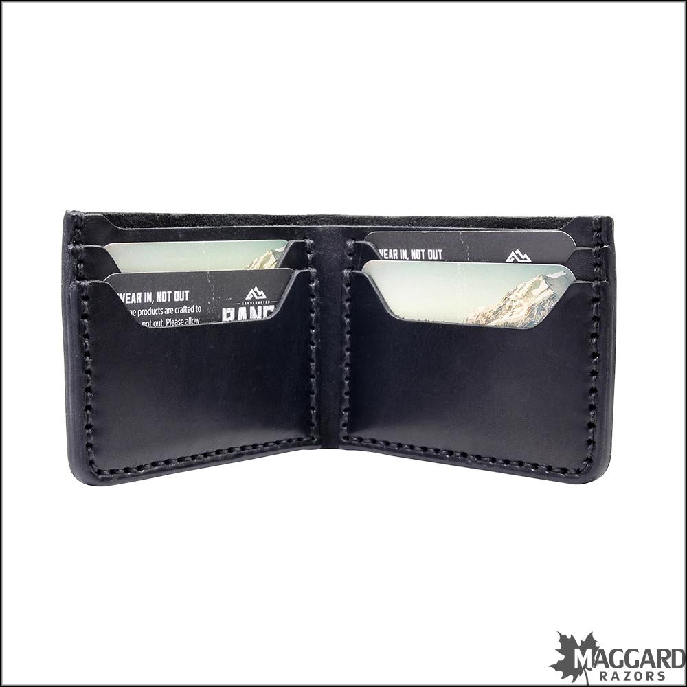 Black Bifold Horween Leather Wallet