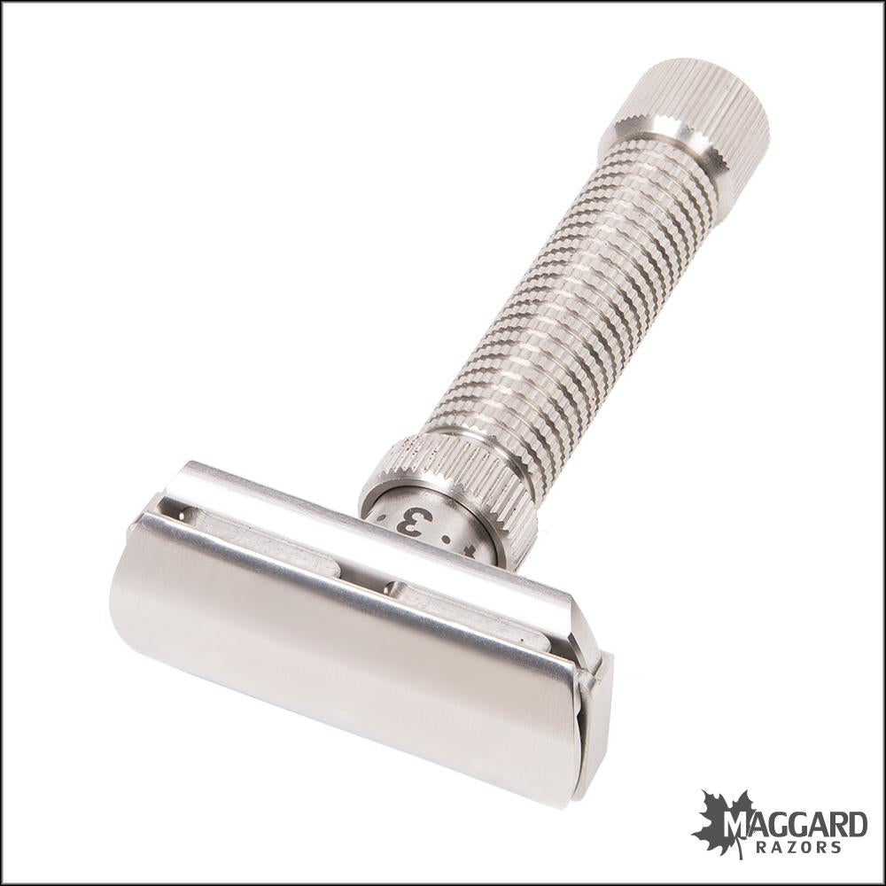 Rex Supply Co. Ambassador Adjustable Stainless Steel DE Razor