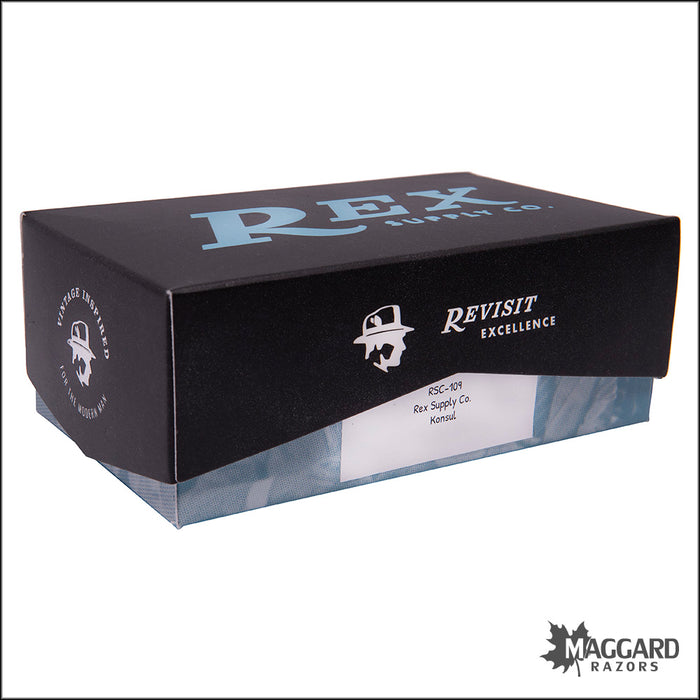 Rex Supply Co. Konsul Slant Adjustable Stainless Steel DE Razor ...