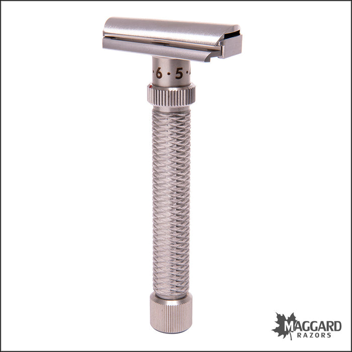 Rex Supply Co. Konsul XL Slant Adjustable Stainless Steel DE Razor ...