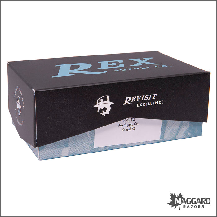 Rex Supply Co. Konsul XL Slant Adjustable Stainless Steel DE Razor