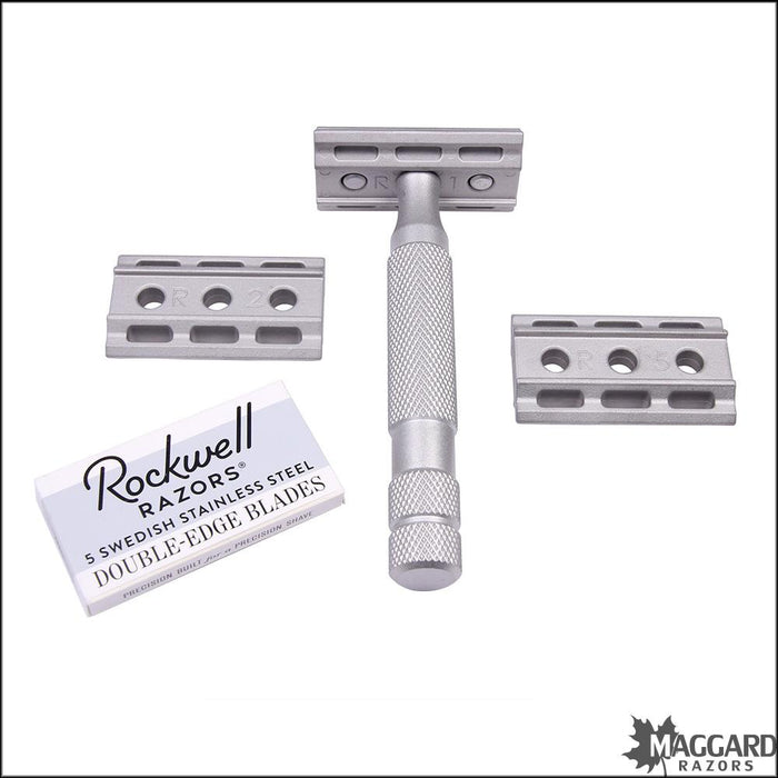 Stainless De Razor Rockwell Razors 6S Adjustable Stainless Steel DE Safety Razor — Maggard ...