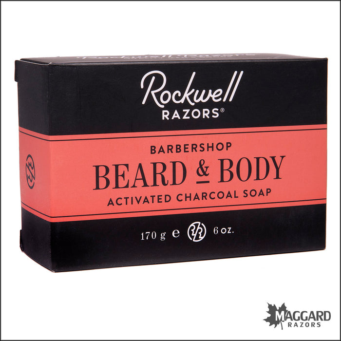 Rockwell Razors Barbershop Scent Beard and Bath Soap, 6oz