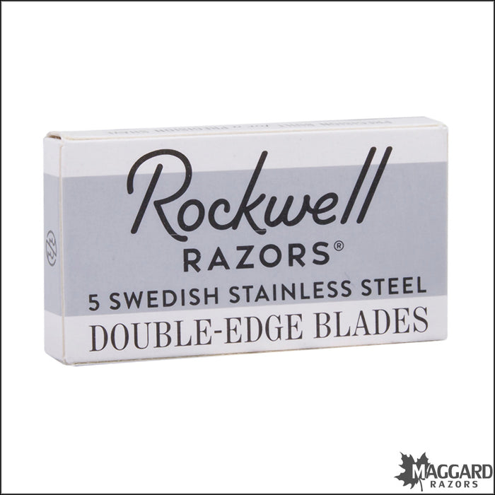 RK Shaving Stainless DE Safety Razor Blades, 5 Blades