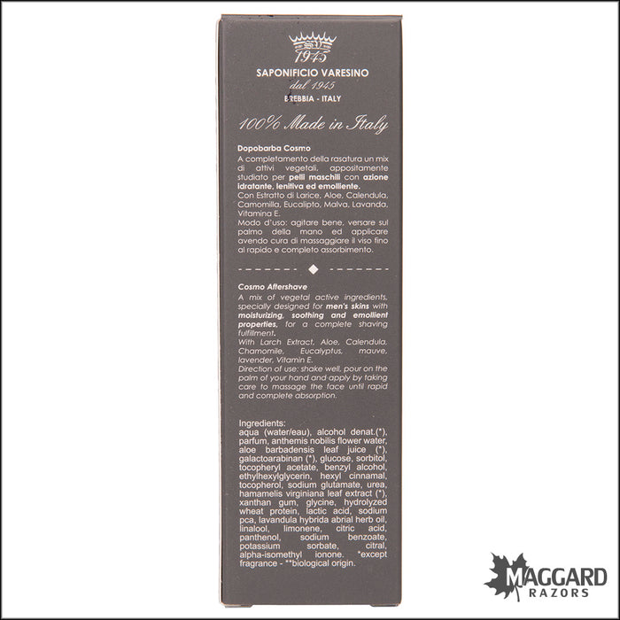 Saponificio Varesino Cosmo Aftershave Splash, 125ml - Special Edition