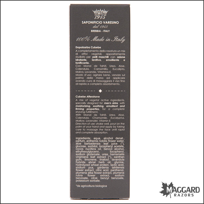 Saponificio Varesino Cubebe Aftershave Splash, 125ml - Special Edition