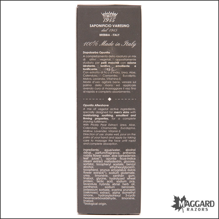 Saponificio Varesino Opuntia Aftershave, 125ml - Special Edition