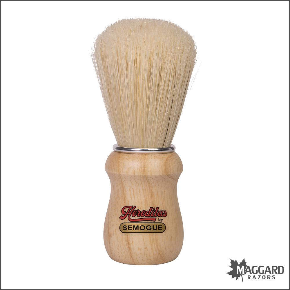 Semogue 2000 Beech Wood Handle Boar Bristle Shaving Brush, 24mm ...