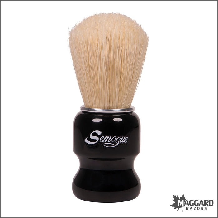 Semogue Torga C5 Black Handle Premium Boar Shaving Brush, 24mm
