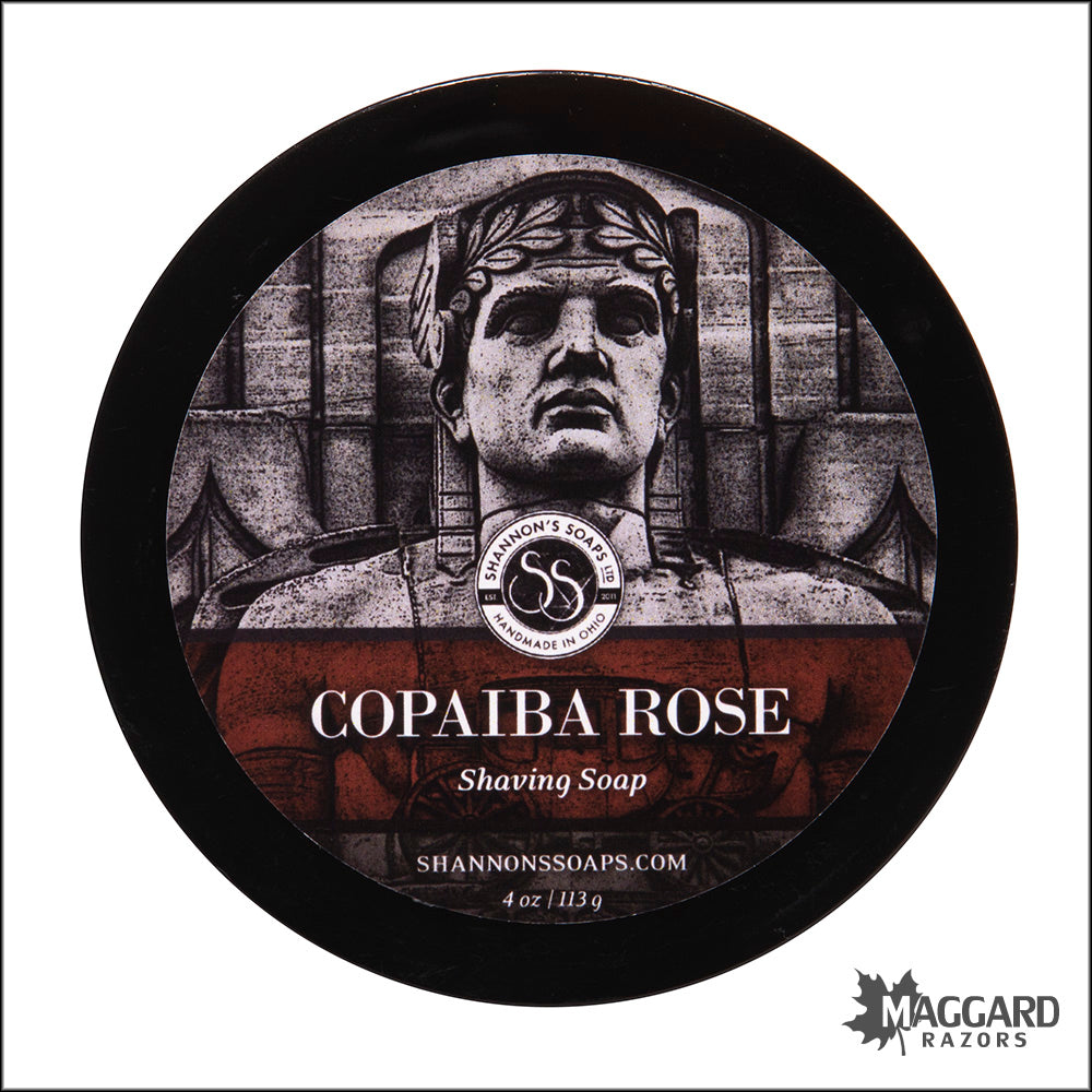 Shannon's Soaps Copaiba Rose Tallow Shaving Soap, 4oz — Maggard Razors