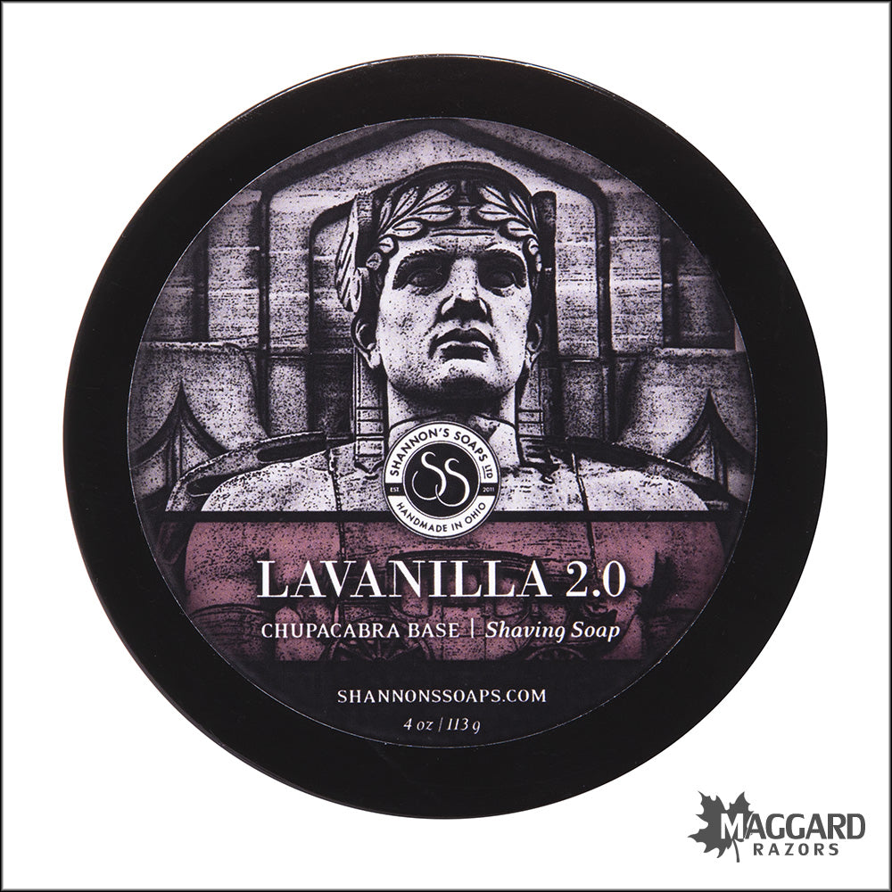 Shannon's Soaps Lavanilla 2.0 Tallow Shaving Soap, 4oz Limited Editi
