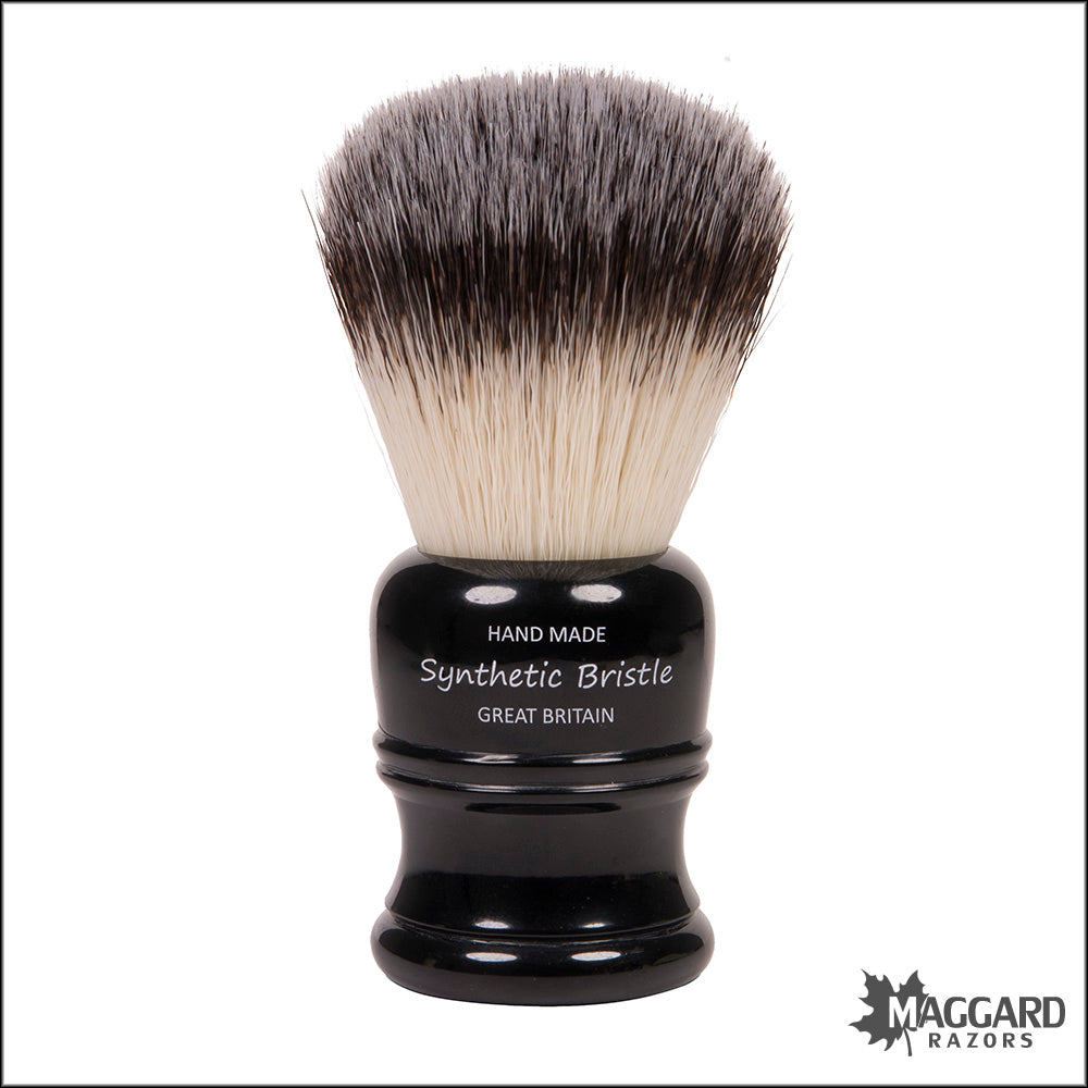 Simfix SF1 Ebony Handle Synthetic Bristle Shaving Brush, 25mm — Maggard ...