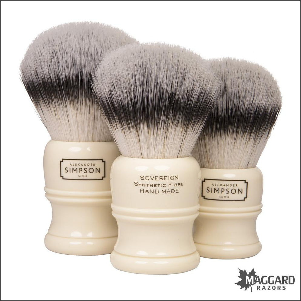 Simpson Trafalgar T2 Synthetic Shaving Brush, 24mm — Maggard Razors