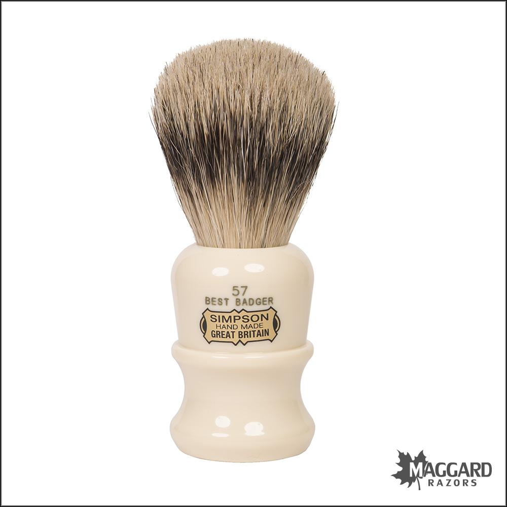 Simpson 57 Best Badger Shaving Brush, 22mm