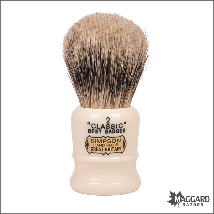 Simpson Classic 2 Best Badger Shaving Brush, 23mm