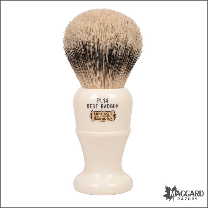 Simpson Polo PL14 Best Badger Shaving Brush, 31mm