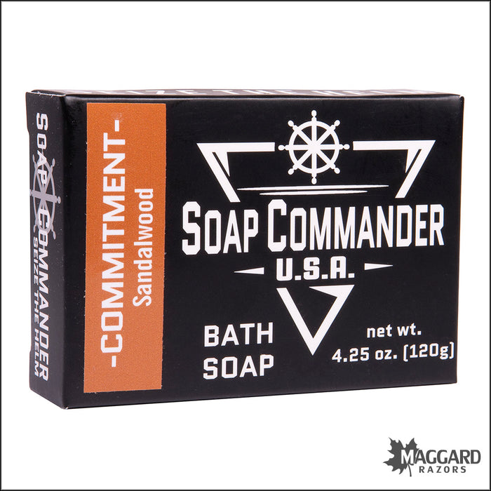 Soap Commander Commitment Artisan Bath Soap, 4.25oz