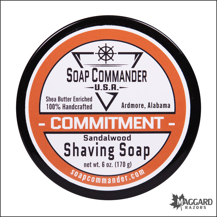 Soap Commander Commitment Artisan Shaving Soap, 6oz