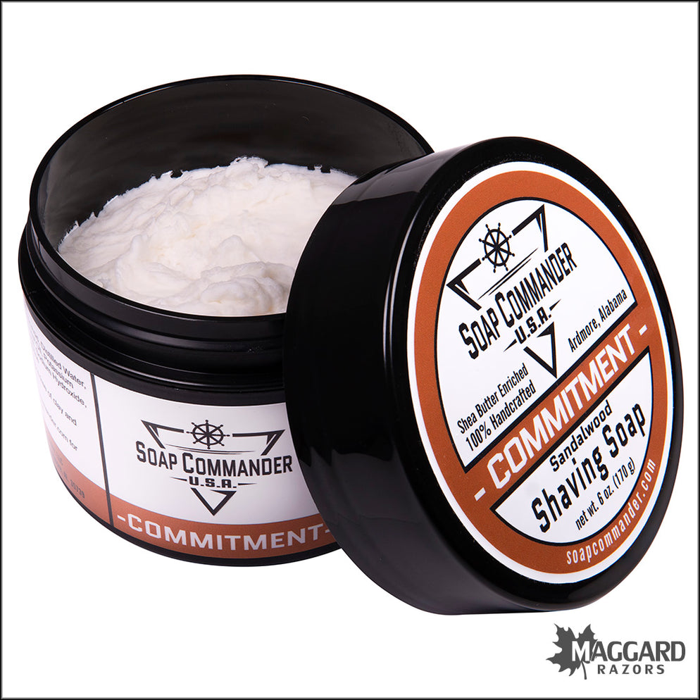 Soap Commander Commitment Artisan Shaving Soap, 6oz — Maggard Razors