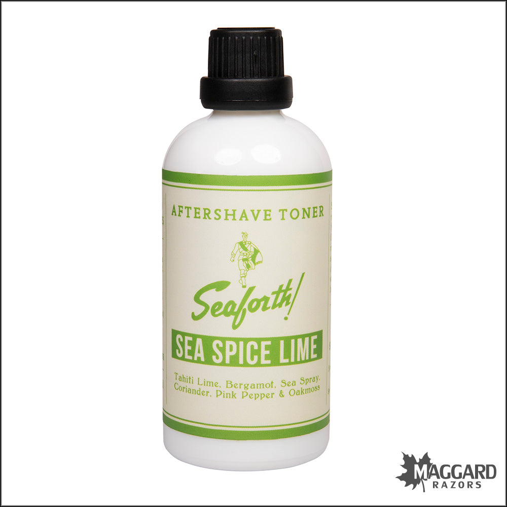 Spearhead Shaving Co. Seaforth Sea Spice Lime Artisan Aftershave Toner, 3oz  - Alcohol Free