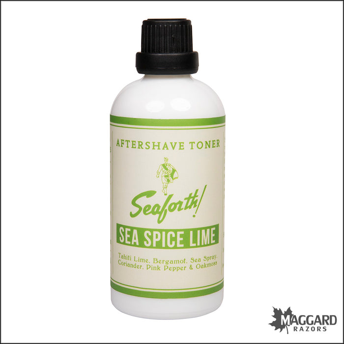 Spearhead Shaving Co. Seaforth Sea Spice Lime Artisan Aftershave Toner, 3oz - Alcohol Free